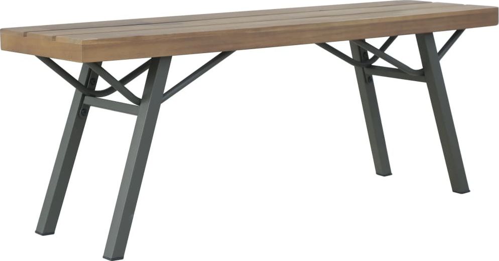vidaXL ławka ogrodowa, 120 cm, lite drewno akacjowe (44252)