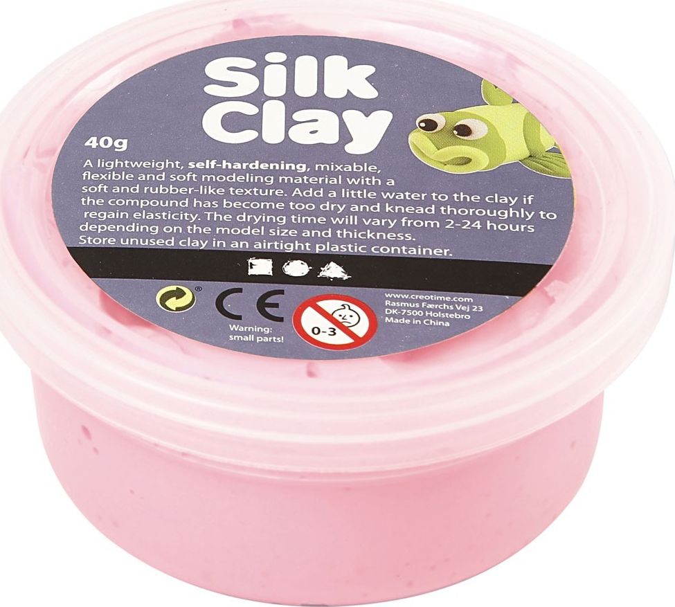 Creativ Company Masa Silk Clay Różowa 40 g