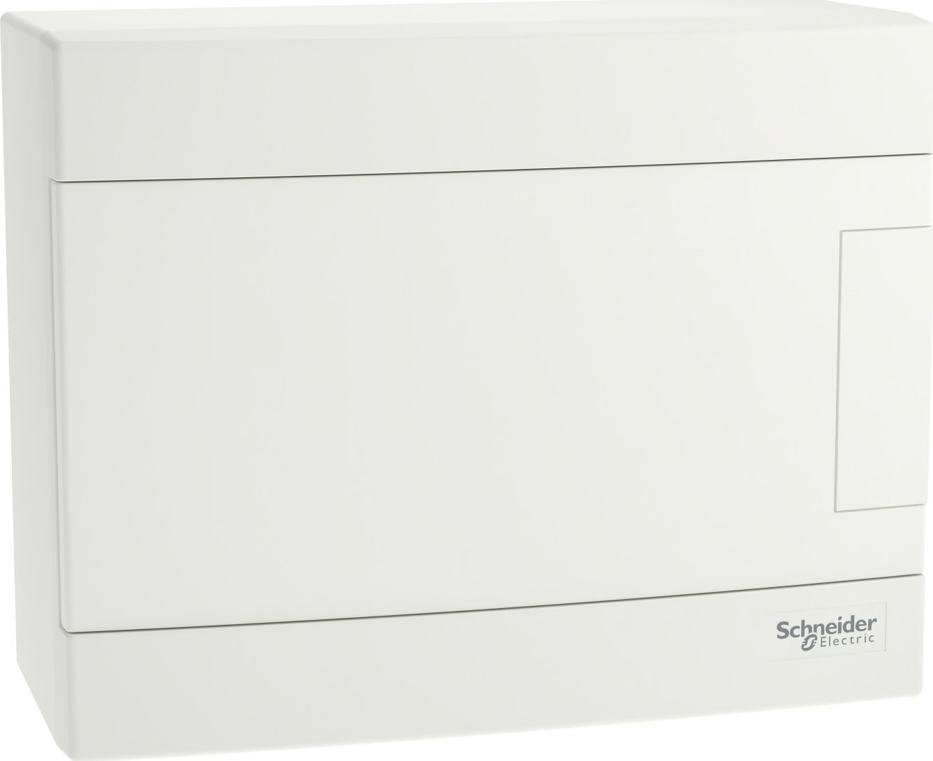 SCHNEIDERE Rozdzielnica natynkowa Schneider 1x8 IP40 IK07 Easy9 EU EZ9EU-1-8-NT-P EZ9EUD108 biała drzwi białe