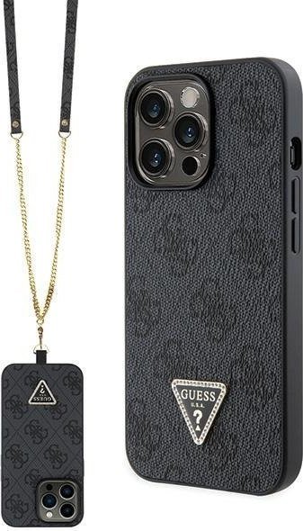 Guess Etui GUHCP13LP4TDSCPK Apple iPhone 13/13 Pro hardcase Crossbody 4G Metal Logo czarny/black