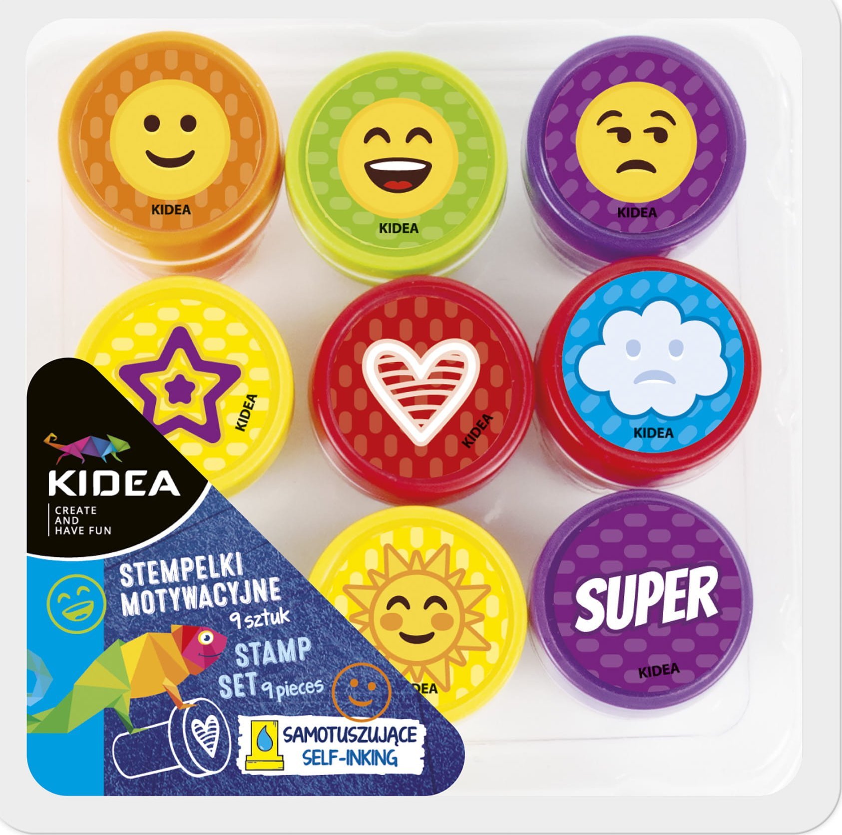 Derform STEMPLE MOTYWACYJNE 9EL DERF KIDEA WB