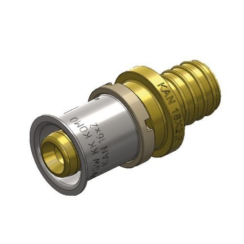 KAN-therm Złączka przejściowa PUSH x PRESS 14x2/16x2 - K-902716