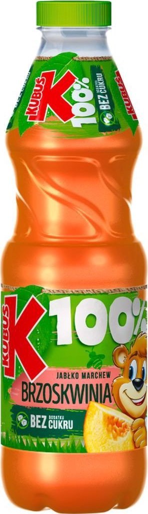 Kubuś Kubuś 100% Sok jabłko marchew brzoskwinia 850 ml