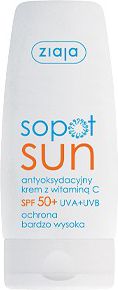 Ziaja Sopot Sun Krem antyoksydacyjny z witaminą C SPF 50+ 50ml