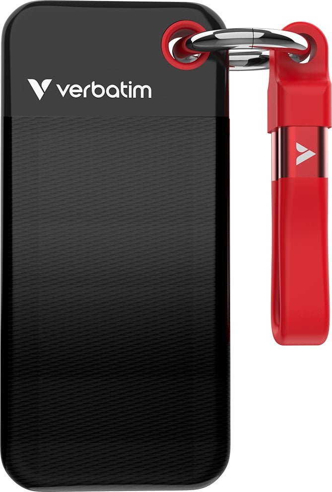 Verbatim Pocket SSD USB 3.2 2TB Black/Red 32196