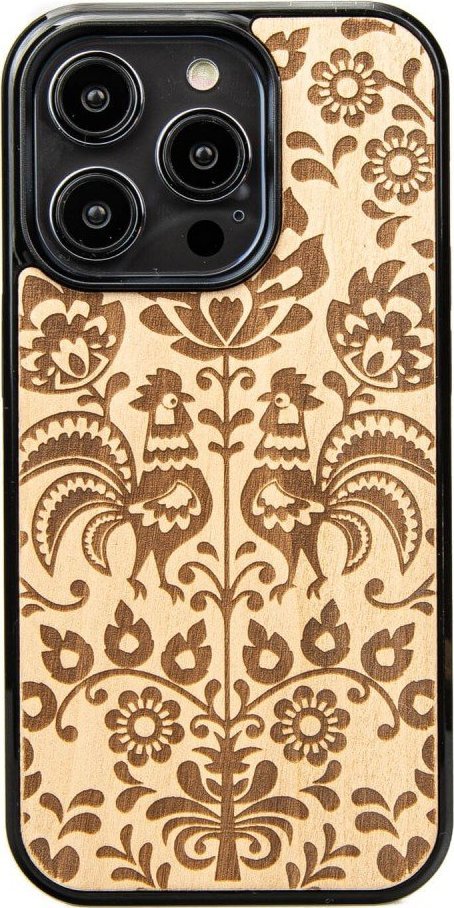 BeWood Drewniane Etui Bewood na iPhone 14 Pro POLSKI FOLK ANIEGRE