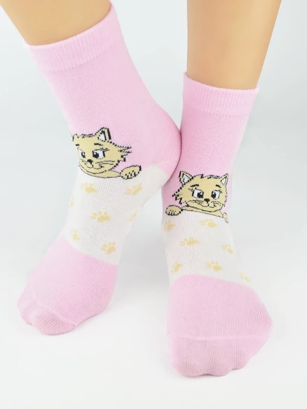 Skarpety dziewczęce bawełniane z ABS SB007-G-02D EUR 31-34