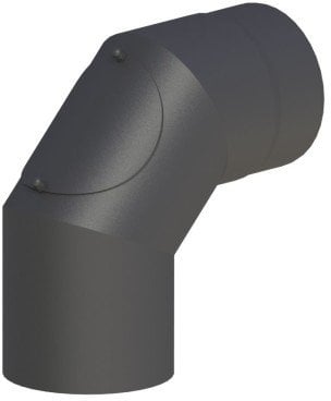 FERROLUX KOLANO 90st. 150 Z WYCZYSTKA CZARNY