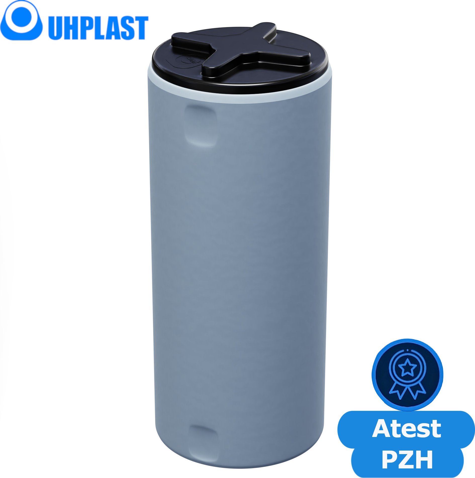 UHP Zbiornik na wodę 105l UHP VERTICON HIGH V-105 Szary