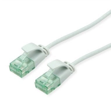 ROLINE RM UTP Data Center Patch Cord Cat.6A (Class EA), wąski, szary, 1 m