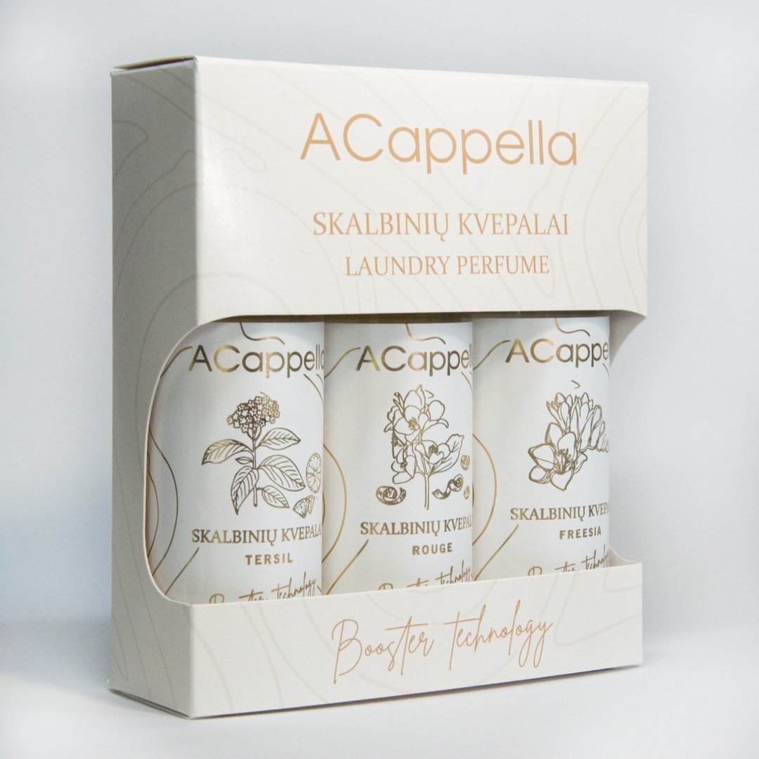 SET LOUNDRY PARFUME ACAPPELLA 3X100ML