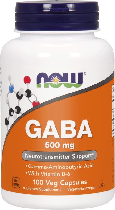 NOW Foods GABA 500mg 200 kapsułek