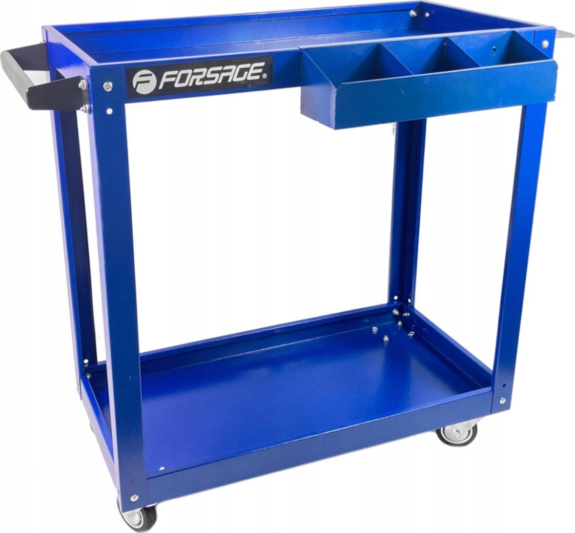 Wózek narzędziowy Forsage Wózek narzędziowy, warsztatowy z 2 półkami, na kółkach