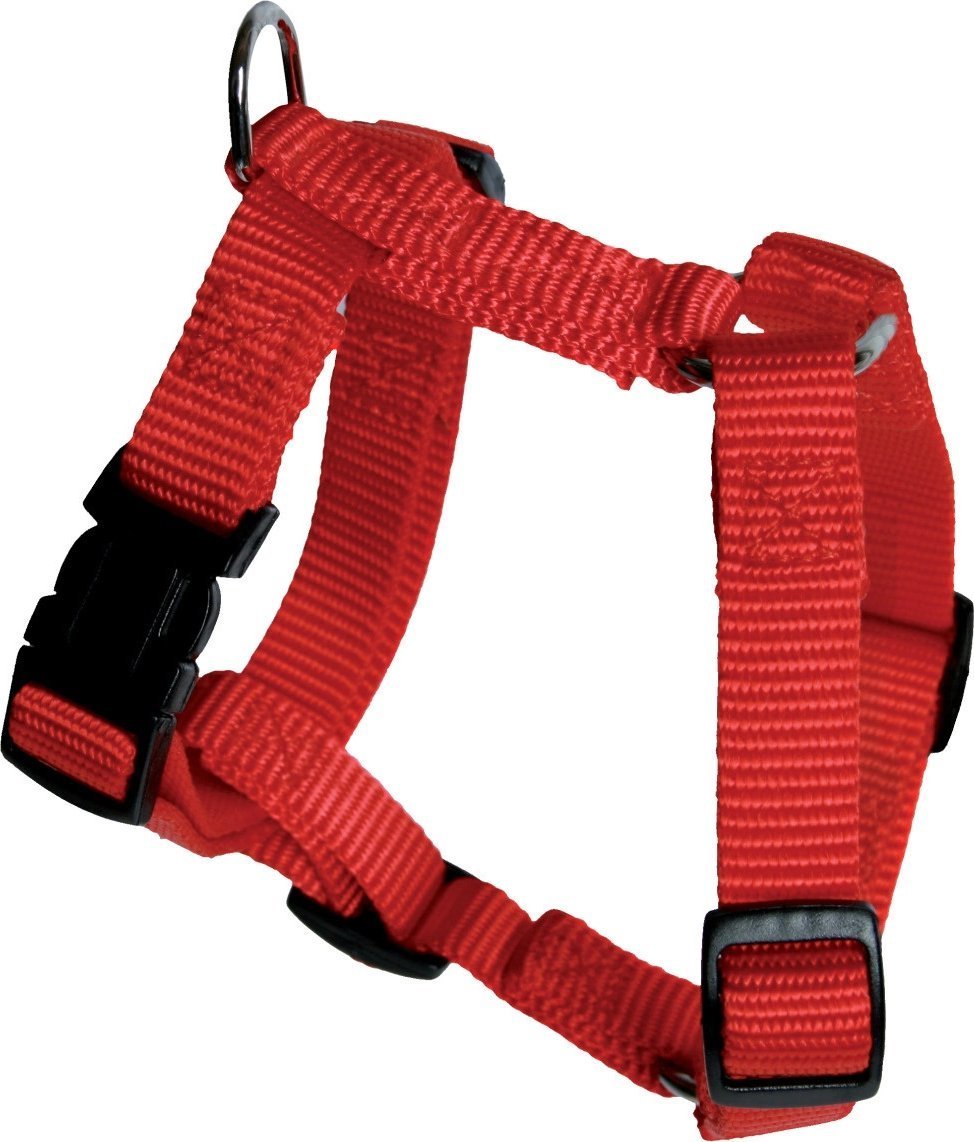 ZOLUX Szelki dla psa nylonowe taśma 20/35cm 10mm kol. czerwony