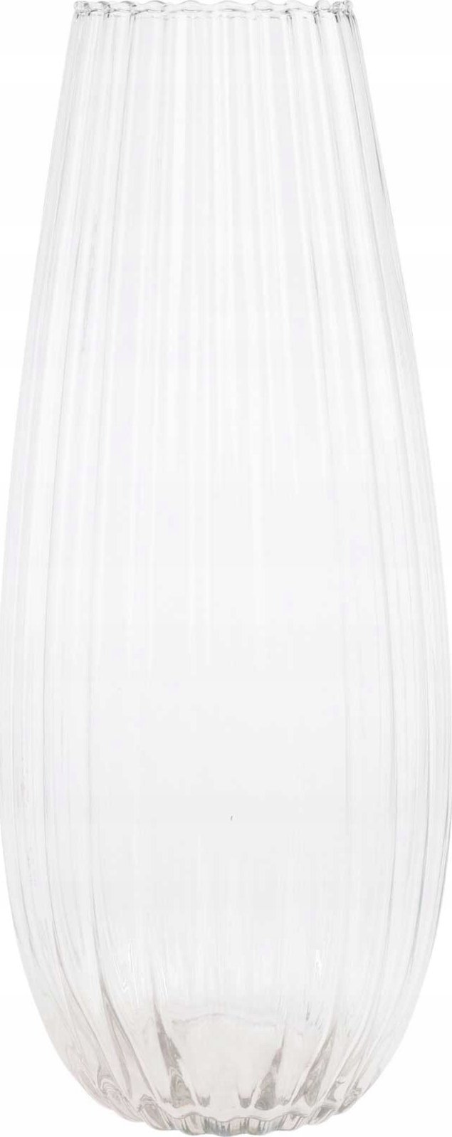 Wąski wazon szklany, Ø 20 x 50 cm