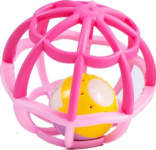 Smily Play Grzechotka świecąca piłeczka różowa