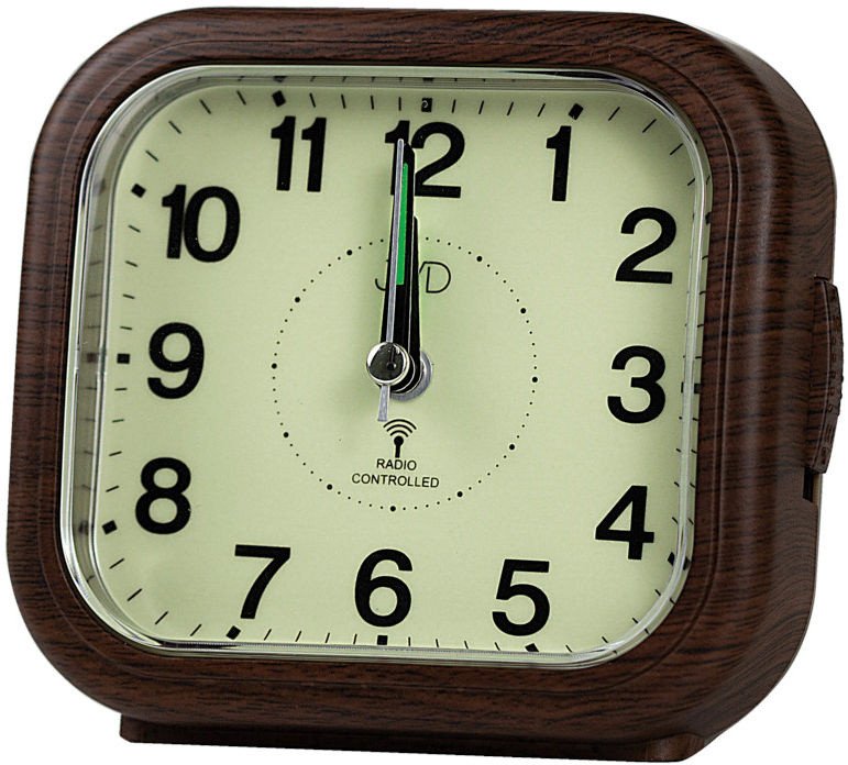 JVD Budzik RB1603.1 11 cm sterowany radiowo drzemka podświetlenie .