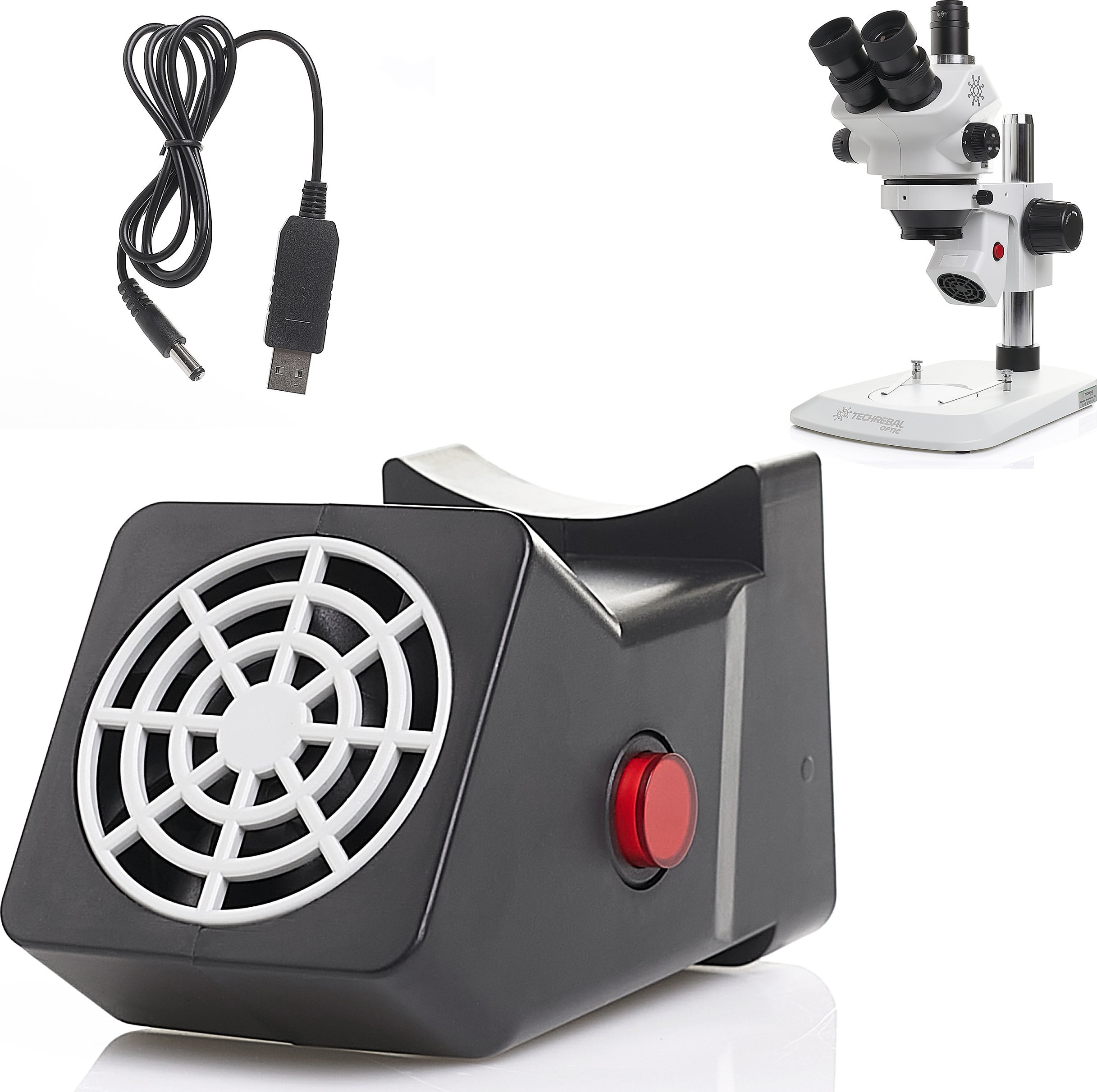 Pochłaniacz Oparów Lutowniczych Odsysacz Dymu do Mikroskopu Techrebal