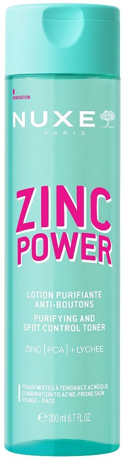 Nuxe Zinc Power oczyszczający tonik zwalczający wypryski 200ml