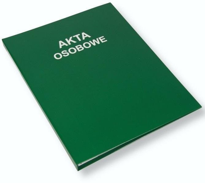 Konfex Teczka Akta osobowe T2 zielona