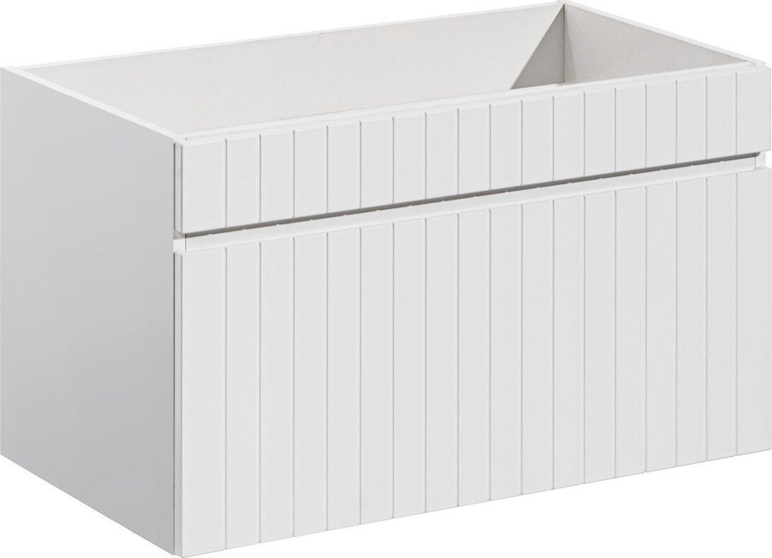 Comad Szafka pod umywalkę do łazienki, Iconic, 80x46x46 cm, biały, mat