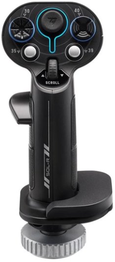 Joystick Thrustmaster Sol-R 3 AVA Add-On Grip Czarny USB Drążek sterowniczy Analogowa/Cyfrowa PC