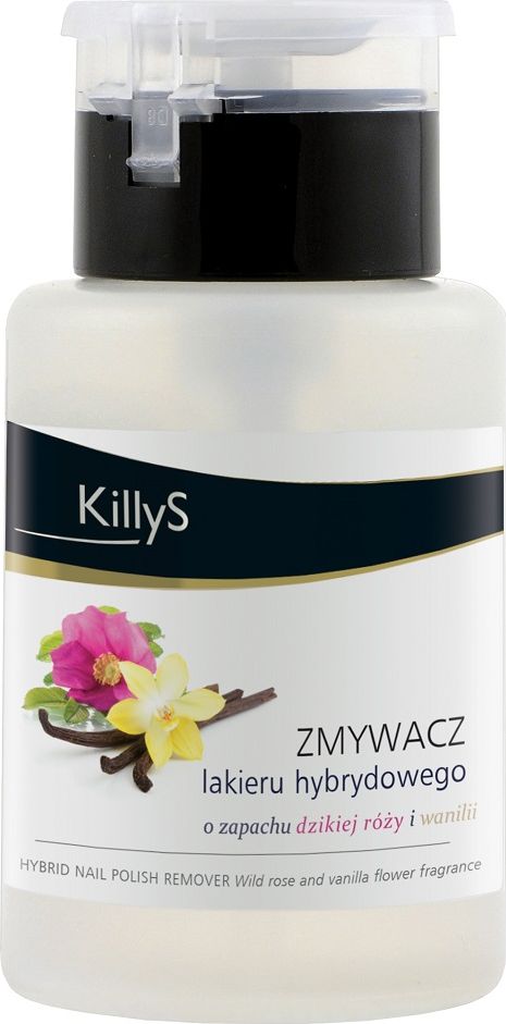 Inter-Vion Zmywacz lakieru hybrydowego z pompką Dzika Róża&Wanilia 150ml