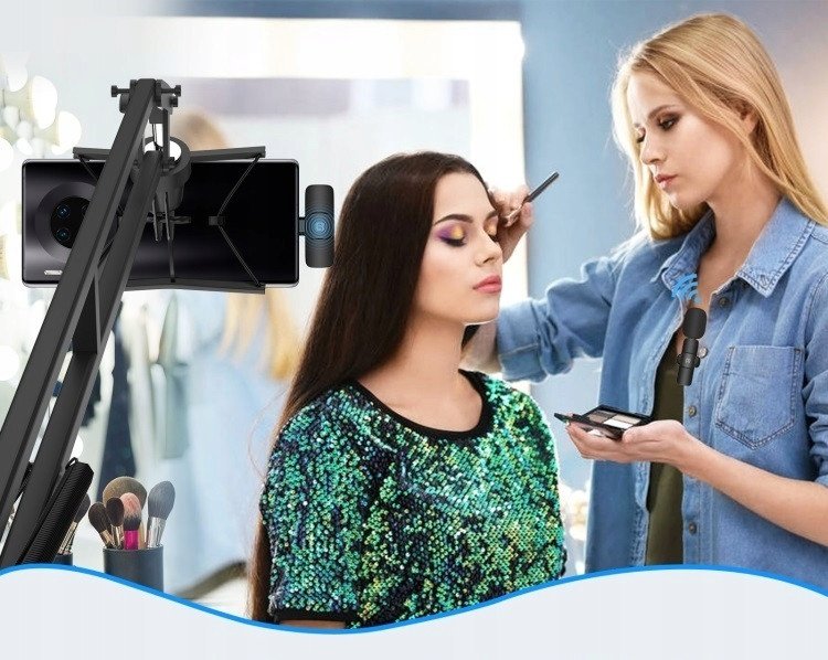 BEZPRZEWODOWY MIKROFON KRAWATOWY PULUZ IOS IPHONE