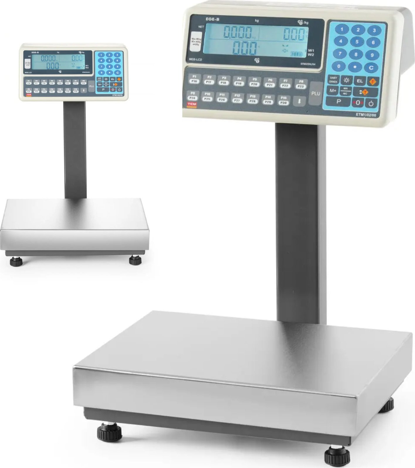 TEM Waga platformowa z wysięgnikiem legalizacją M 60 kg 280x350 mm Waga platformowa z wysięgnikiem legalizacją M 60 kg 280x350 mm