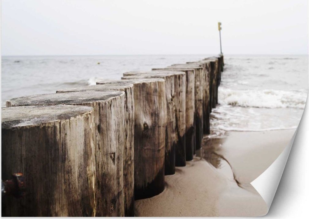 Feeby Fototapeta, Falochron nad morzem - 400x280