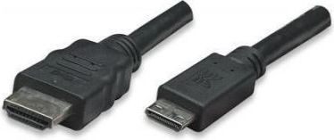 Kabel Techly HDMI Mini - HDMI 1.8m czarny (ICOC-HDMI-B-015)