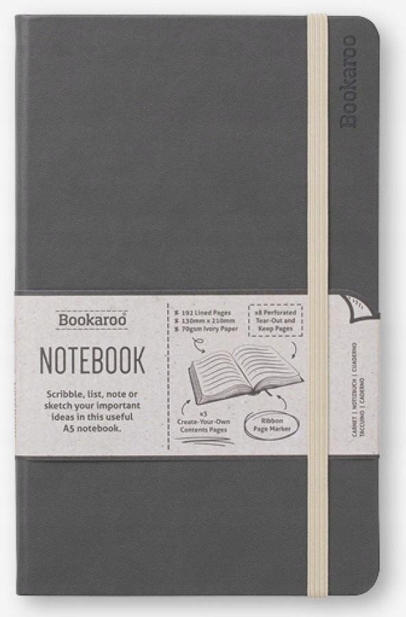 Bookaroo Notatnik Journal A5 - Szary