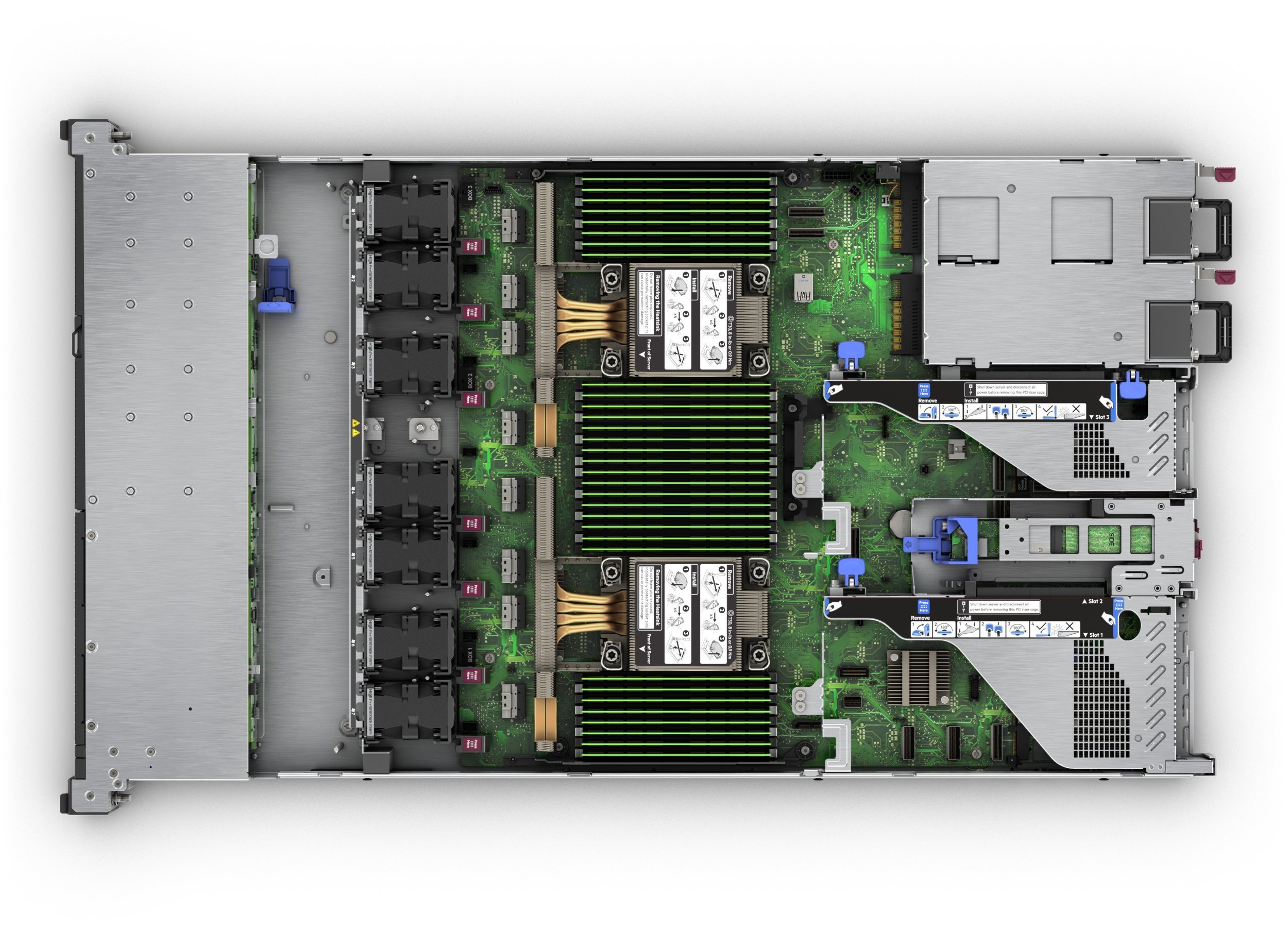 HPE ProLiant DL360 Gen11 Smart Choice Modell, 1U Rack SFF, 1x Xeon-S 4514Y (2.0GHz/16c), 4x 32GB, Intel VROC SATA SW RAID, 8x SFF Slots (3Mode), NS204