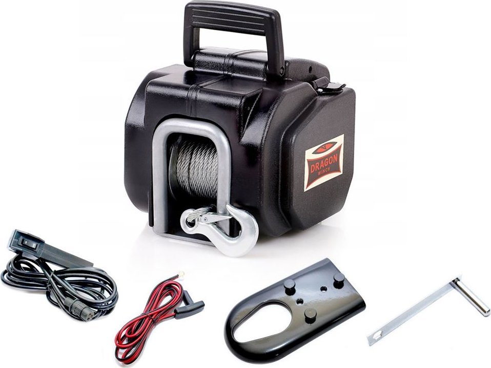 Dragon Winch Wyciągarka elektryczna 12V DWP 3500 (uciąg: 1587 kg)
