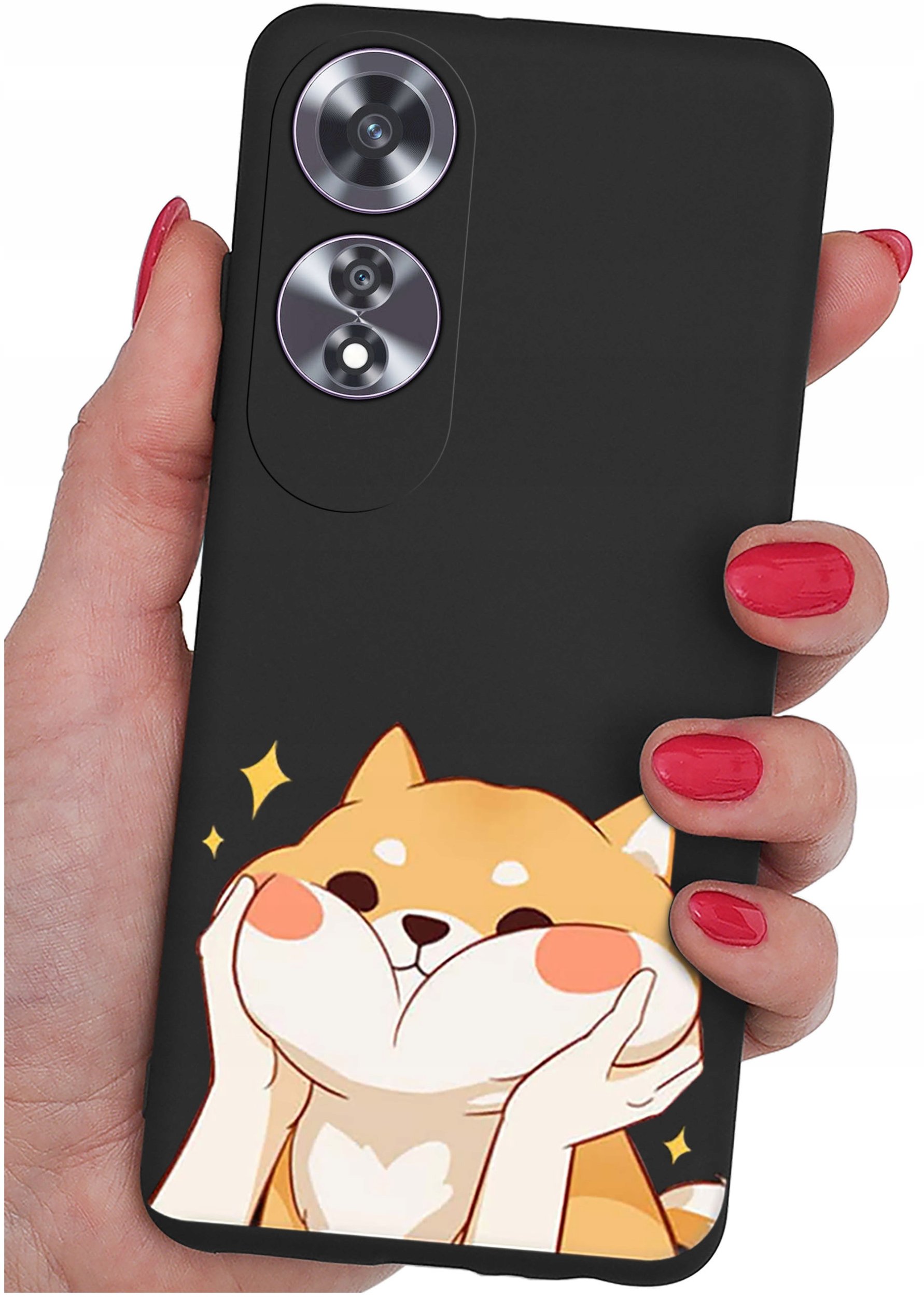 Etui do Oppo A60 4G WZORY |SILIKONOWE MATT CASE + SZKŁO 9H