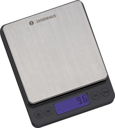 Waga kuchenna Zassenhaus Cyfrowa waga do kawy, czarna, 10,5 x 13 cm Barista / Zassenhaus