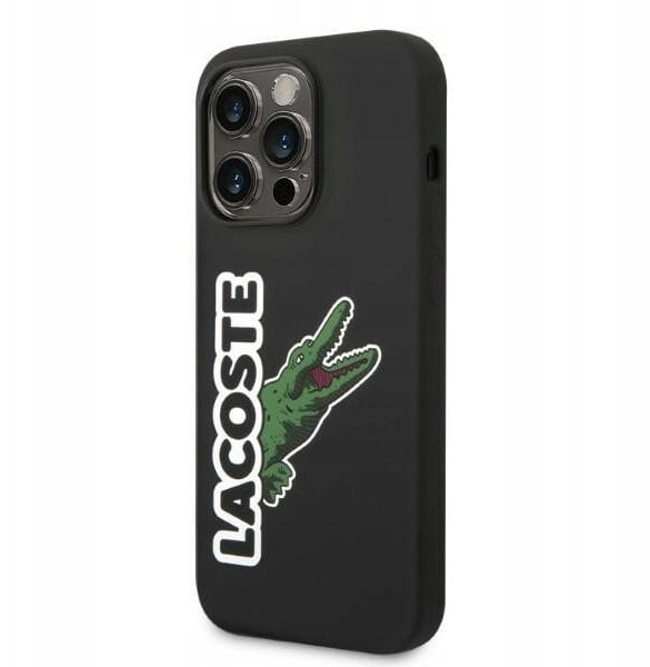 Lacoste Etui Lacoste do iPhone 14 Pro Max 6,7" czarny/black hardcase Silicone Head Crocodile