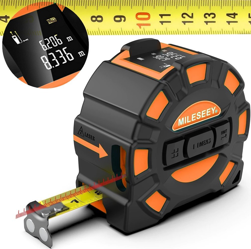CYFROWY DALMIERZ LASEROWY MIARKA 5m DOKŁADNY MIERNIK ODLEGŁOŚCI ZASIĘG 40m