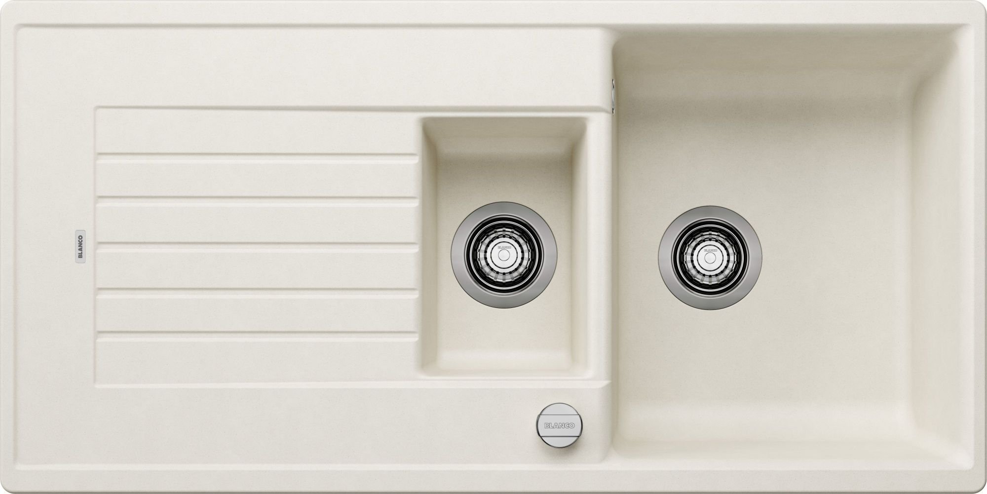 Zlewozmywak Blanco Zlewozmywak ZIA 6 S Silgranit delikatny biały odwracalny, korek auto.