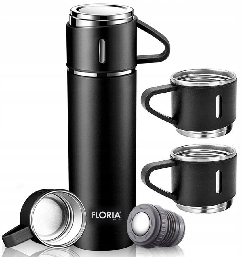 Floria ZLN0743 Termoss z zestaw dwóch kubków 500ml