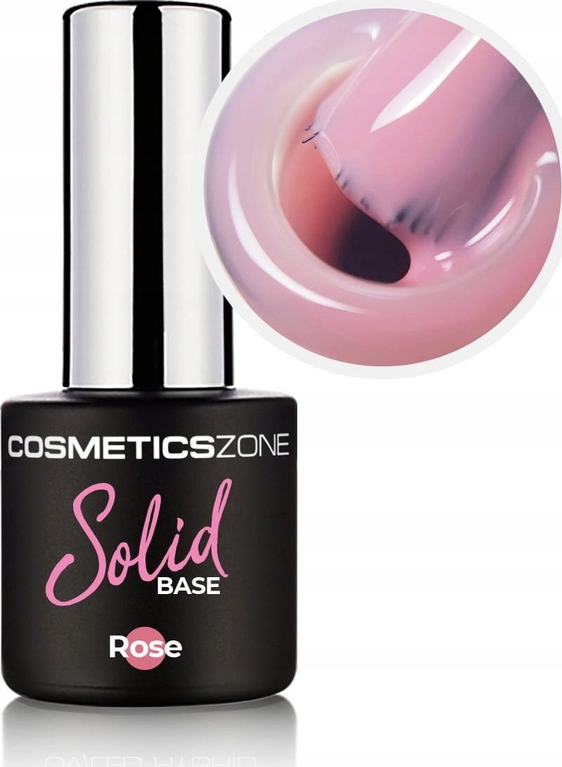 Cosmetics Zone Baza hybrydowa budująca różowa Solid Base Rose 7ml