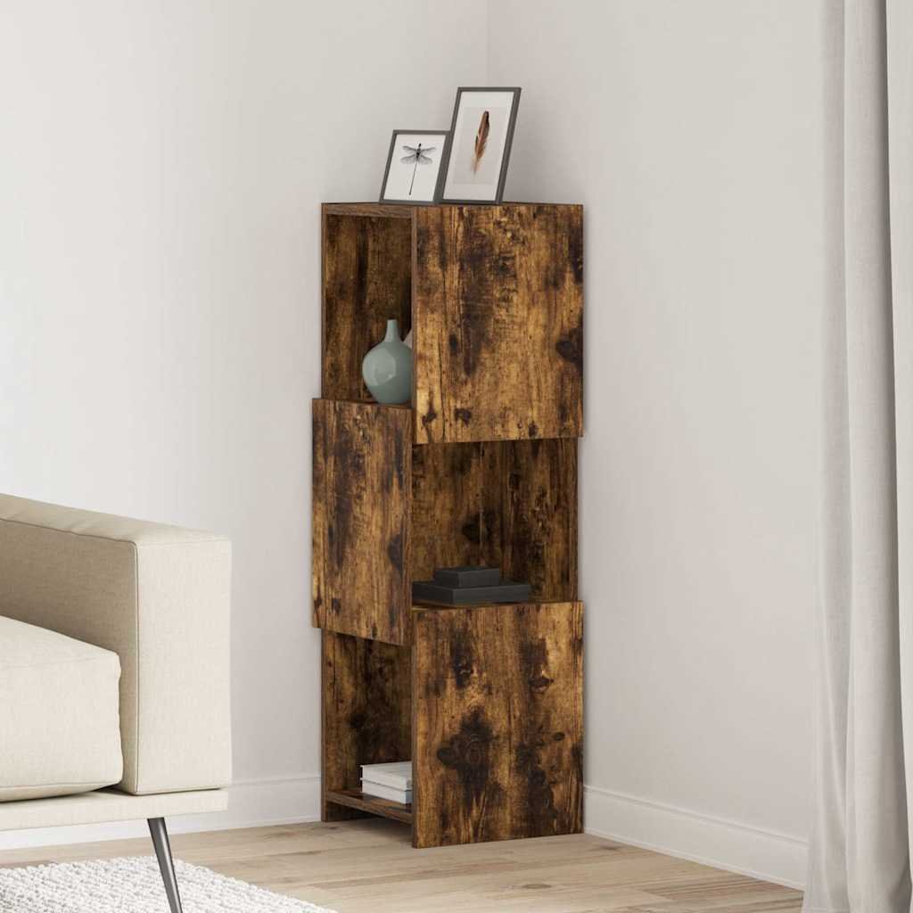 vidaXL Szafka narożna Biały 30,5x30x95cm Materiał z kompozytu drzewnego