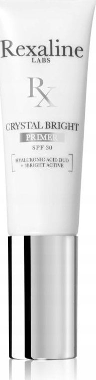 Rexaline Rexaline, Crystal Bright, Hyaluronic Acid + 3 Bright Active, Illuminating, Cream Primer, 30 ml For Women