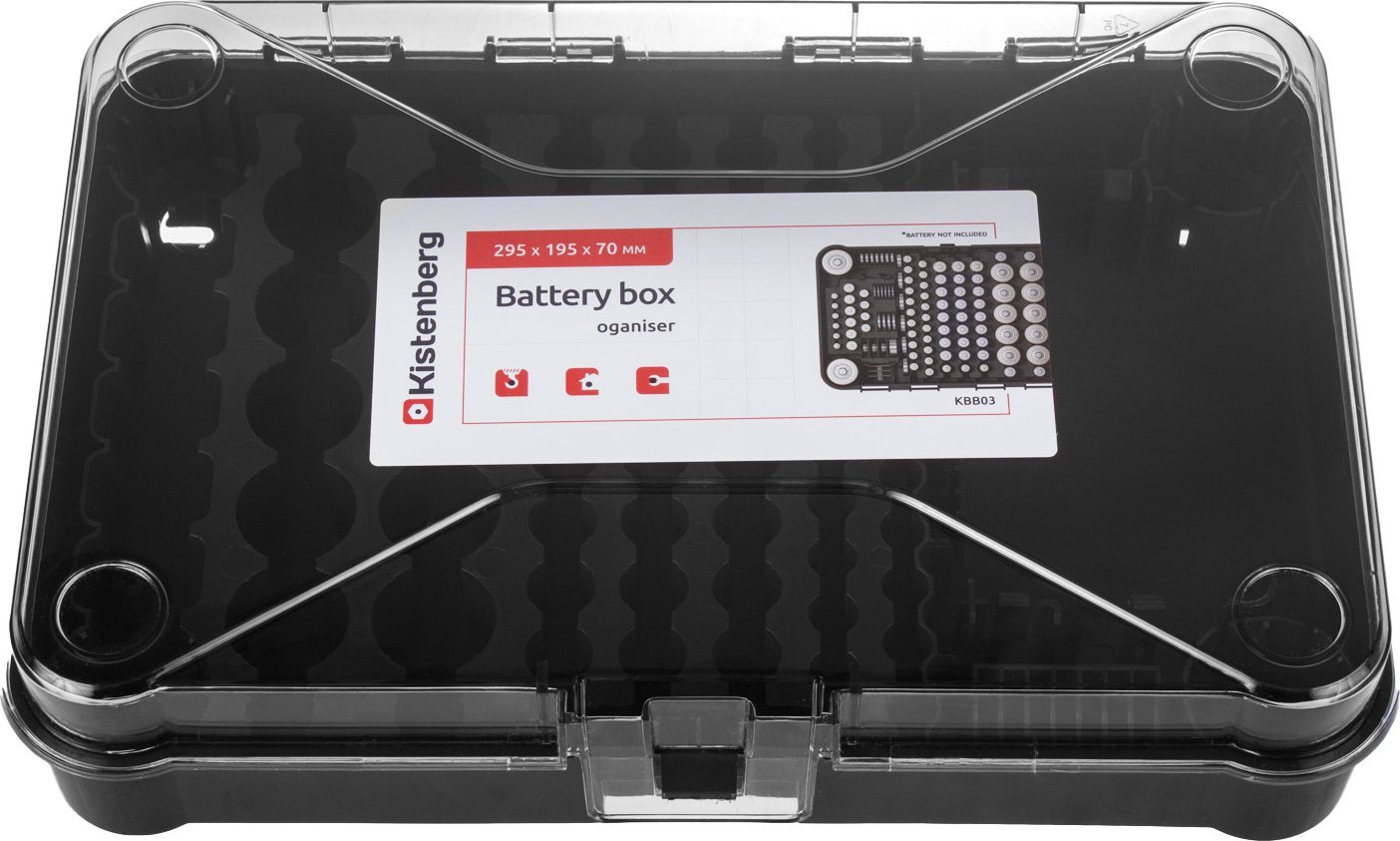 Prosperplast Organizer na baterie GreenBlue Varta Box GB189