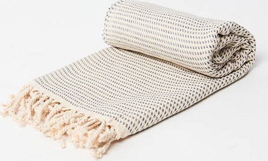 Yeye Ręcznik hammam CHESS 100% bawełna YEYE Czarny