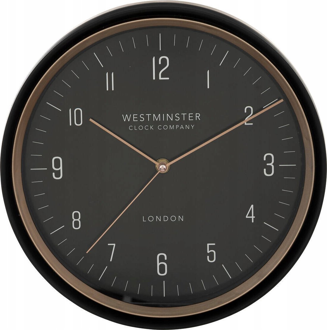 Atmosphera Zegar ścienny do kuchni SVEN, czarny, Ø 29 cm