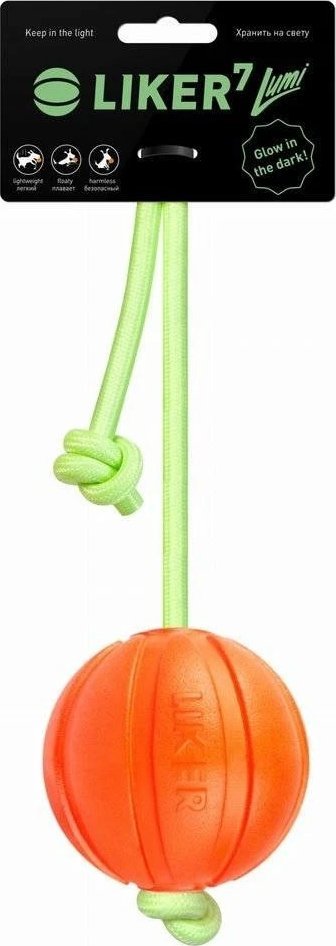 Collar Collar Liker Lumi Piłka Pływająca dla Psa +Sznur 7cm