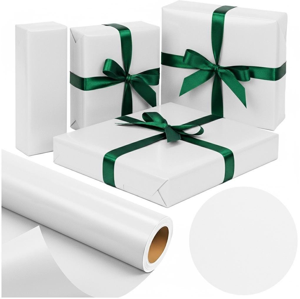 Papier ozdobny Elegancka Biel X-Strong 38cmx20m