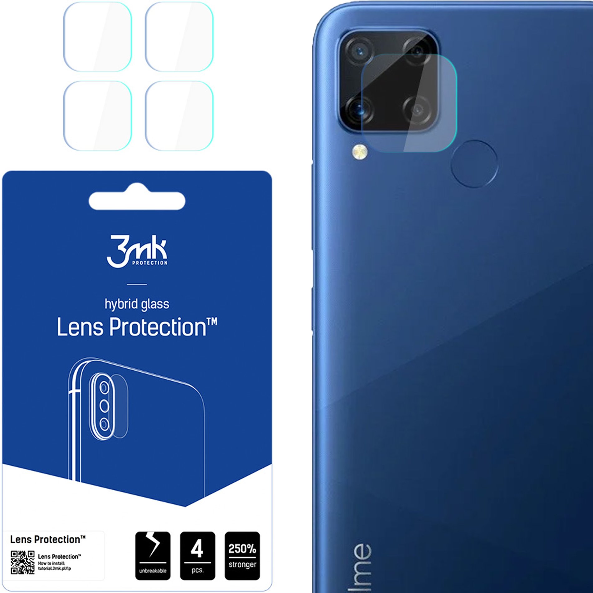 REALME C15 - 3MK LENS PROTECTION
