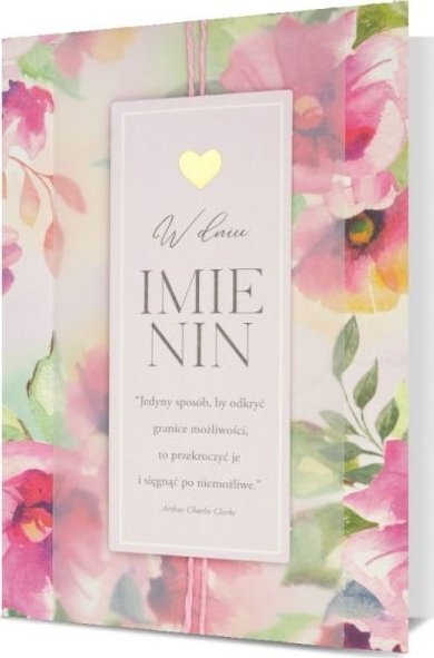 Kartki karnet HM 100-1138 Imieniny